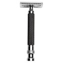 Depot Vintage Black & Silver Metal Razor