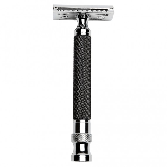 Depot Vintage Black & Silver Metal Razor