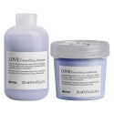 Davines DUO Love Smoothing Shampoo + Conditioner 250+250ml - rituale lisciante capelli crespi ribelli