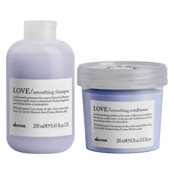 Davines DUO Love Smoothing Shampoo +...