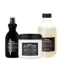 DAVINES OI Shampoo + Conditioner + All In One Milk 280+250+135ml - rituale antiossidante idratante tutti tipi di capelli