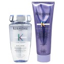 Kerastase Blond Absolu Bain Lumiere+ Cicaflash 250+250ml shampoo + balsamo capelli biondi decolorati