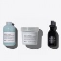 Davines Minu Shampoo+Conditioner+Oi All in one milk 250+250+50ml - kit illuminante e protettivo per capelli colorati
