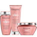 Kerastase Chroma Absolu Bain Riche Chroma Shampoo+Fondant Cica Chroma+Mask Recover 250+200+200ml - kit per capelli colorati da m