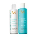 Moroccanoil Smoothing Shampoo+Conditioner 250+250ml - kit anticrespo per capelli ribelli