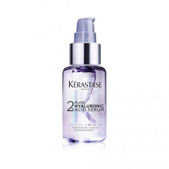 Kerastase Blond Absolu 2% Pure Hyaluronic Acid Serum 50ml - siero  riparatore cute e capelli biondi decolorati