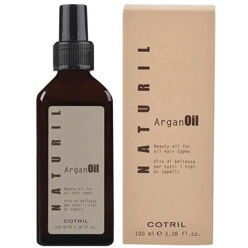 Cotril Naturil Argan Oil 100ml - olio spray illuminante nutriente tutti i  tipi di capelli