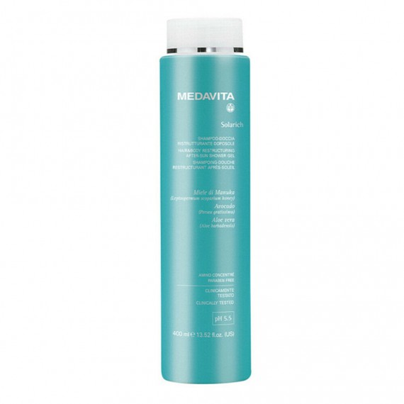 Medavita Solarich Shampoo Doccia Ristrutturante Doposole 400ml