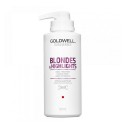 Goldwell Dualsenses Blonde & Highlights Anti-Yellow 60Sec Treatment 500ml - maschera anti-giallo biondi decolorati