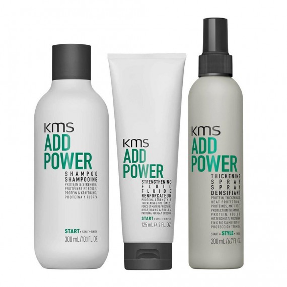 KMS Add Power Shampoo+Fluid+Spray...