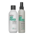 KMS Add Power Shampoo+Spray 300+200ml – kit per capelli fini e deboli 