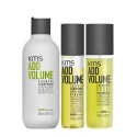KMS ADD Volume Shampoo+Leave-in Conditioner+Spray 300+150+200ml - kit volumizzante