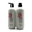 KMS Tame Frizz Shampoo+Conditioner 750+750ml – kit anticrespo capelli ribelli grossi