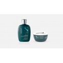Alfaparf Semi Di Lino Reconstruction Reparative Shampoo+ Mask 250+200ml - kit ristrutturante capelli danneggiati 