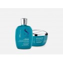 Alfaparf Semi Di Lino Curls Low Shampoo+Enhancing Mask 250+200ml - kit capelli ricci/mossi
