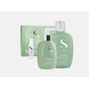 Alfaparf Semi Di Lino Scalp Renew Shampoo+ Energizing Lotion+Energizing Tonic 250+12x10+125ml - kit anticaduta e mantenimento