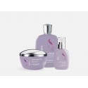 Alfaparf Semi Di Lino Smoothing Shampoo+Mask+Cream 250+200+125ml - kit lisciante per capelli crespi