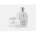 Alfaparf Semi Di Lino Diamond Illuminating Shampoo+Mask+All-In-1 Fluid 250+200+125ml - kit capelli spenti