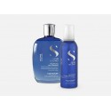 Alfaparf Semi Di Lino Volumizing Shampoo+Balsamo In Mousse 250+200ml - kit capelli fini