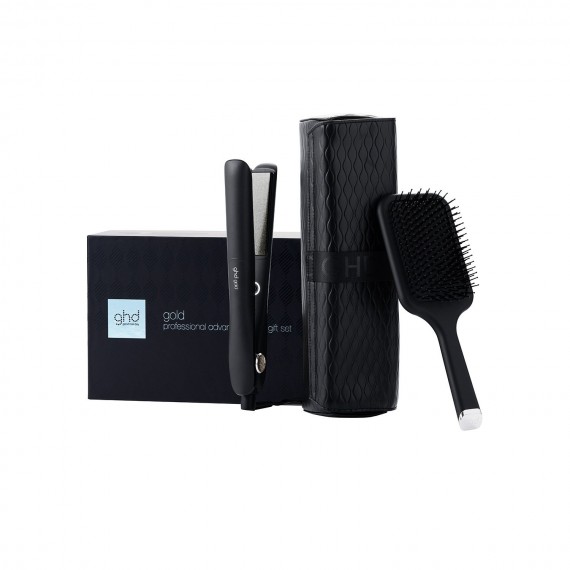 ghd Gold GIFT SET NATALE 2024 pochette + Paddle Brush -