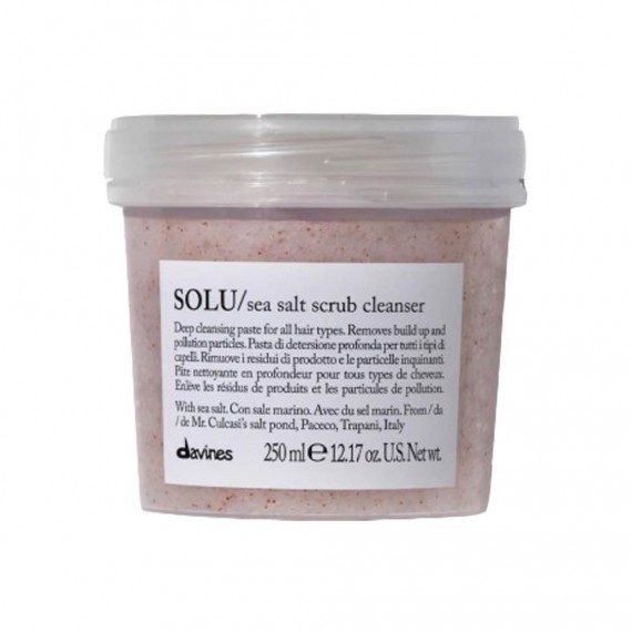 Davines Solu Sea Salt Scrub Cleanser...