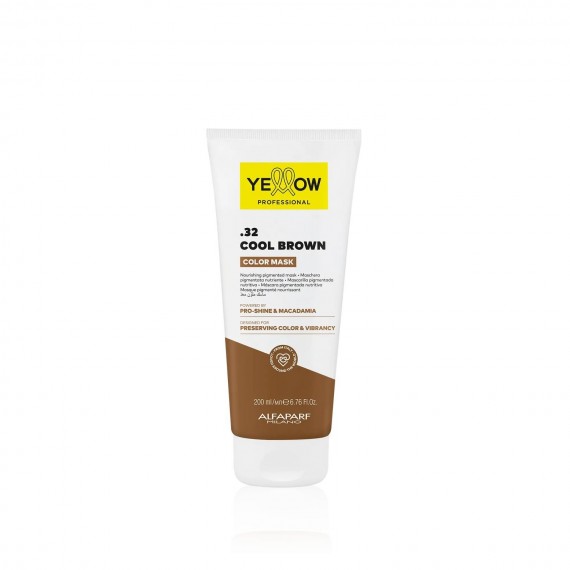 Yellow Professional Color Mask.32 Cool Brown 200ml - maschera