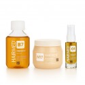 HAIRMED B7 N17 O1 Kit Oli purissimi  Argan, Jojoba, Macadamia 200+250+30ml - trattamento illuminante