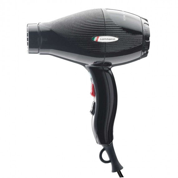 Gamma+ Ion Ceramic S Nero Lucido -...