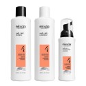 Nioxin System 4 Kit Trifasico Shampoo+Conditioner+Treatment 300+300+100ml - kit volumizzante capelli colorati diradati grave