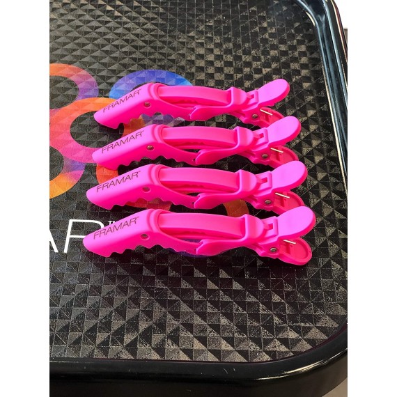 Framar Gator Grips Pink 4pz - Fermagli per capelli