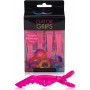 Framar Gator Grips Pink 4pz - Fermagli per capelli