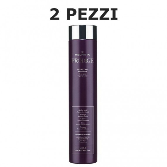 Medavita Prodige Revivifying Shampoo 250ml 2 PEZZI