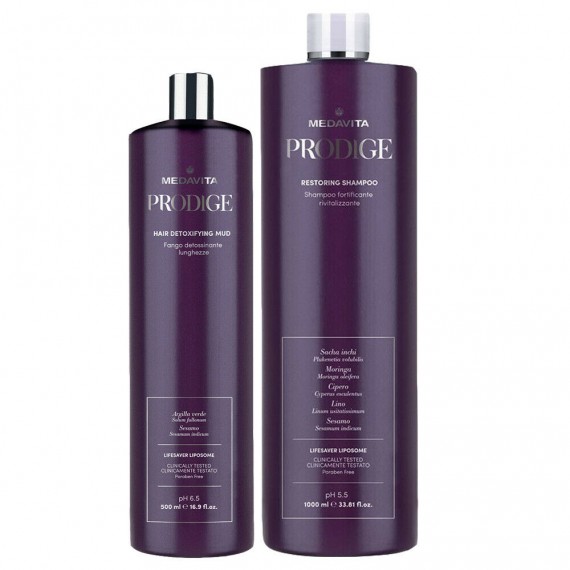 Medavita Prodige Restoring Shampoo+Hair Detoxifying Mud